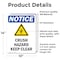 Signmission Safety Culture Sign, 10 in Width, Vinyl Decal, Rectangle OS-2PACK-NS-D-1014-V-10848 - alternate 4